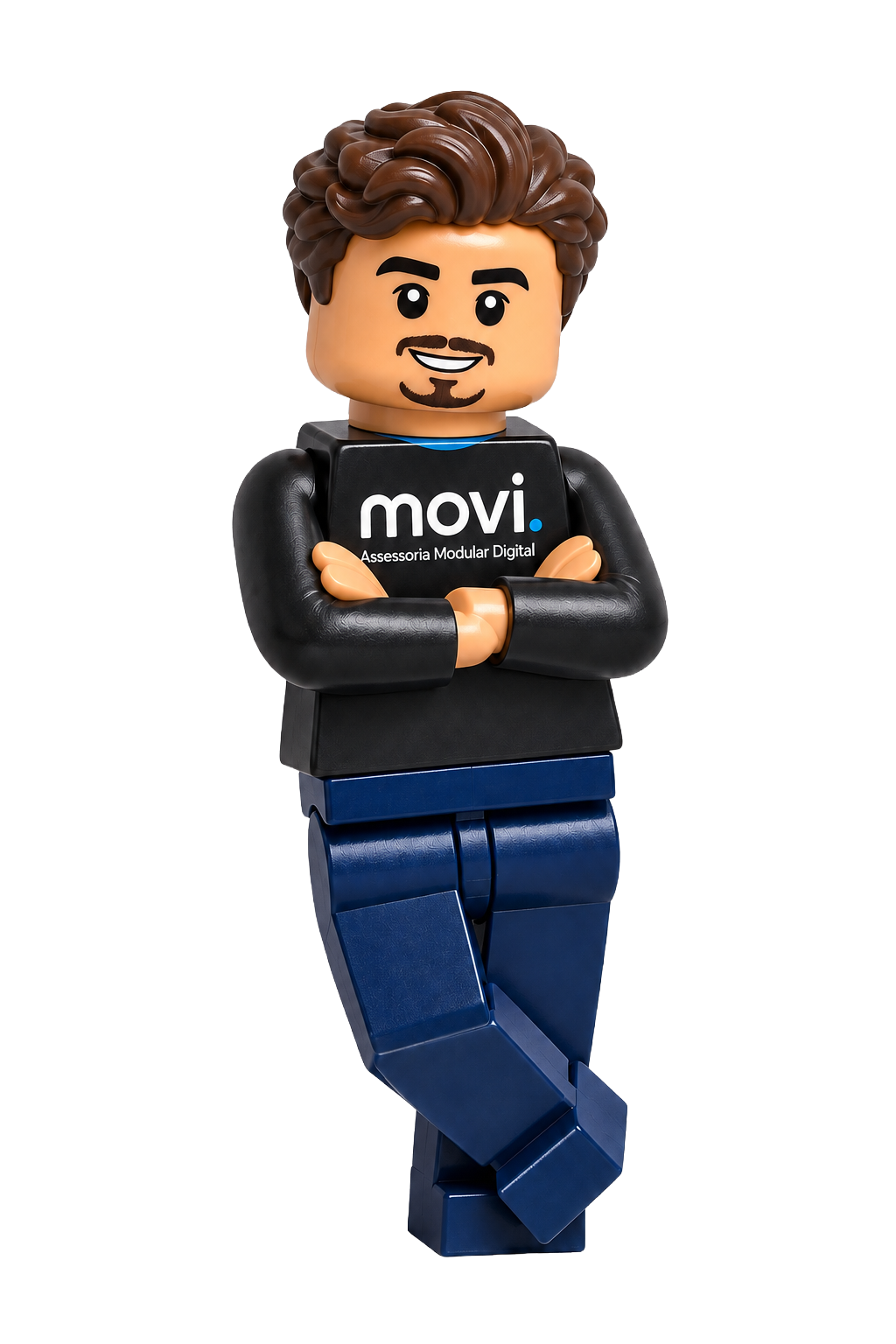 Personagem MOVI apresentando os casos aplicados